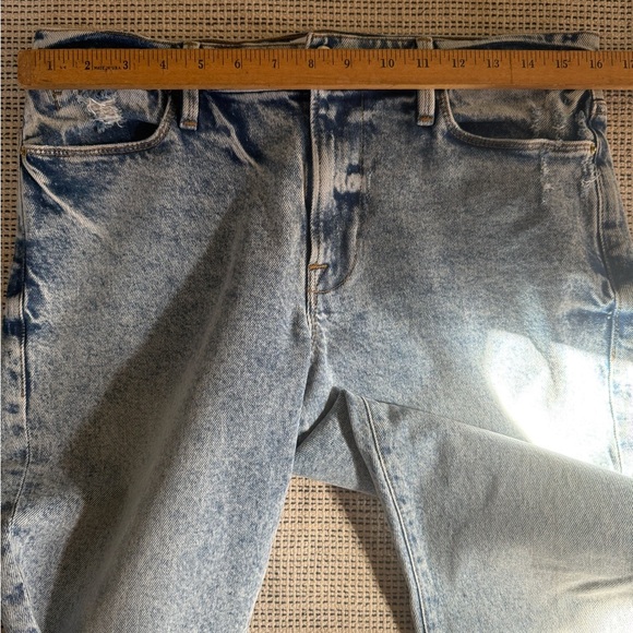 FRAME Woman’s Le High Straight Ankle Crop Denim Jeans - Picture 6 of 9